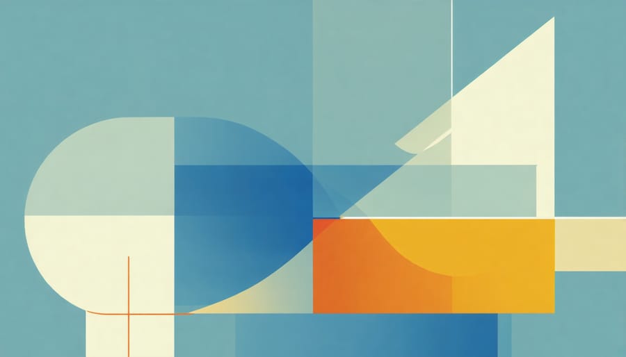 Business professional interacting with digital AI interface showing data connections and analysis