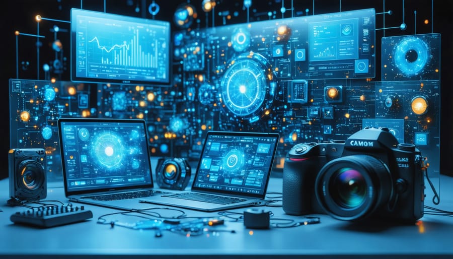 Business team reviewing successful loan approval documents in modern office setting